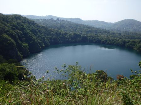 Views of Lake Kifuruka around Ndali/Kasenda Crater Lakes region
