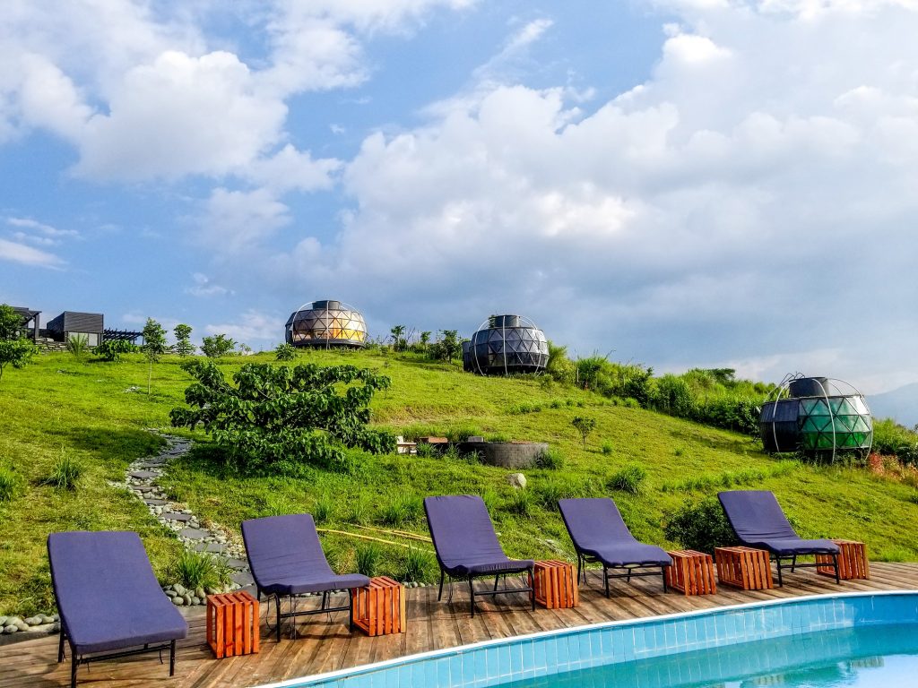 Stunning pool side view of Aramaga Rift Valley Lodge