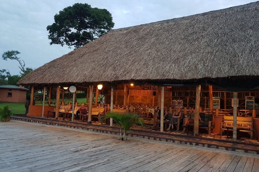 A view of the lobby at Chimpanze Forest Guest House