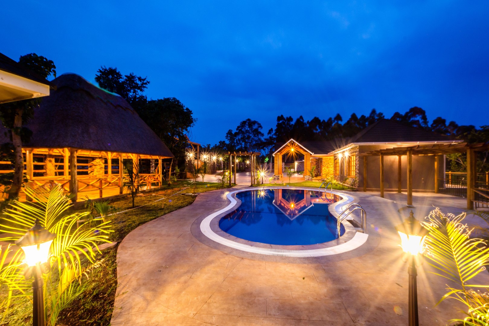 Swimming Pool Area At Chimpundu Lodge