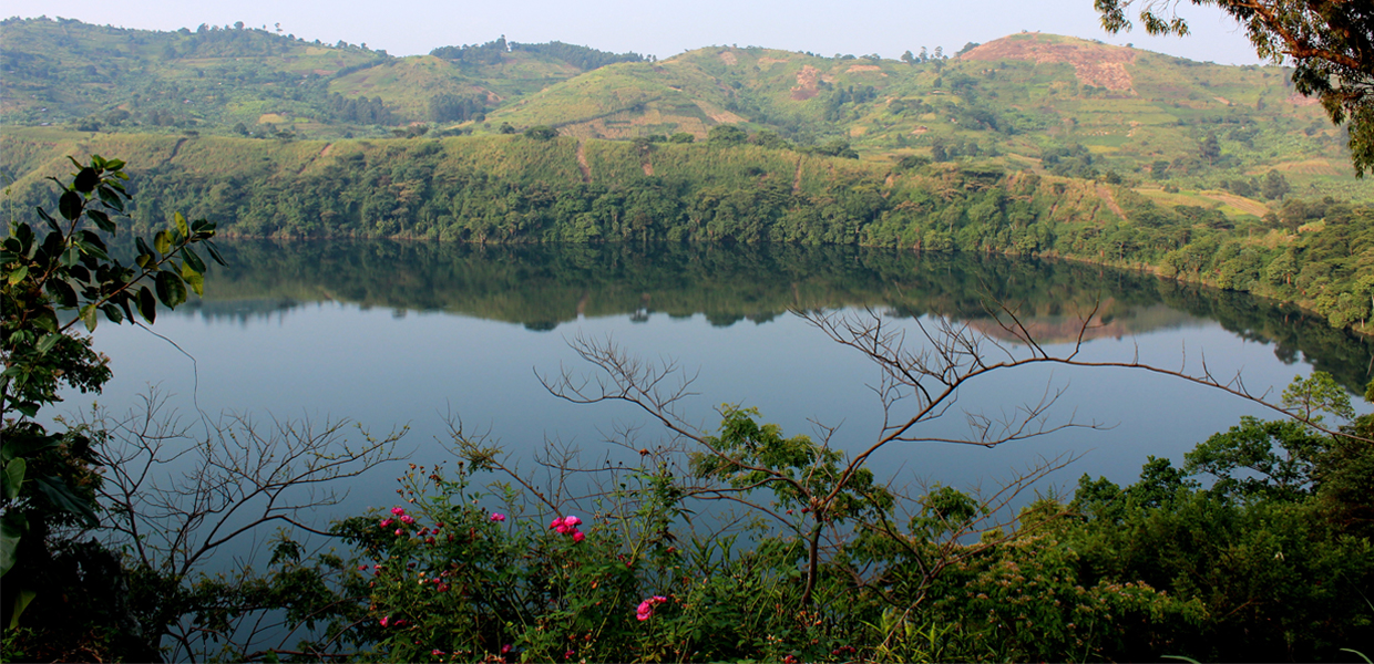 Stunning view of Lake Kyaninga