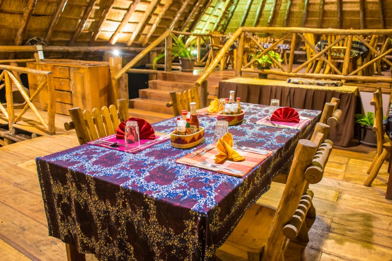 Restaurant at Kibale Forest Camp. Credit: Nature Lodges Uganda
