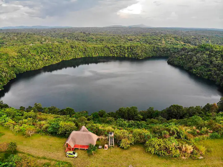 Views of Lake Mwamba. Credit Airbnb