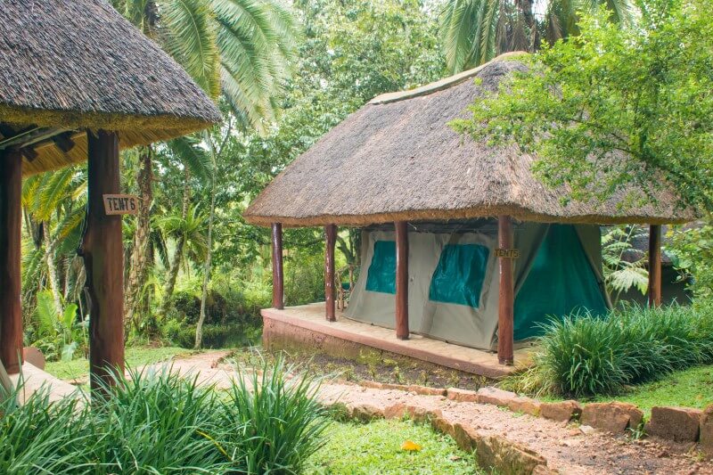 A view of tents at Kibale Forest Camp. Credit: Nature Lodges Uganda