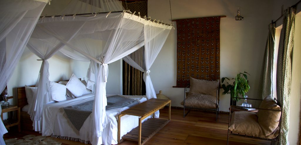 A double bedroom at Papaya Lake Lodge. Credit: Papaya Lake Lodge